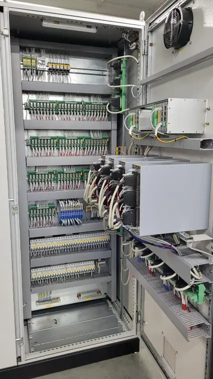 GE PLC control panel wiring